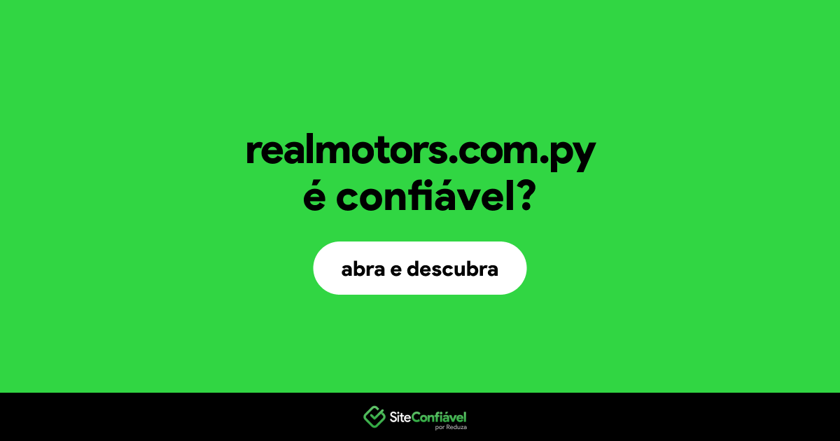 O site realmotors.com.py é confiável?
