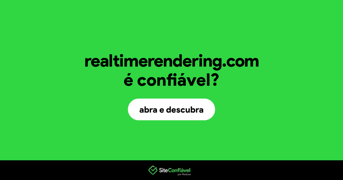 O site realtimerendering.com é confiável?
