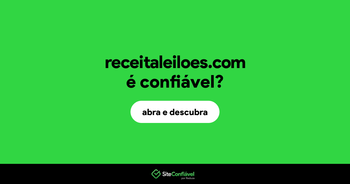 O site receitaleiloes.com é confiável?