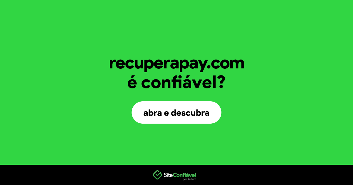 O site recuperapay.com é confiável?