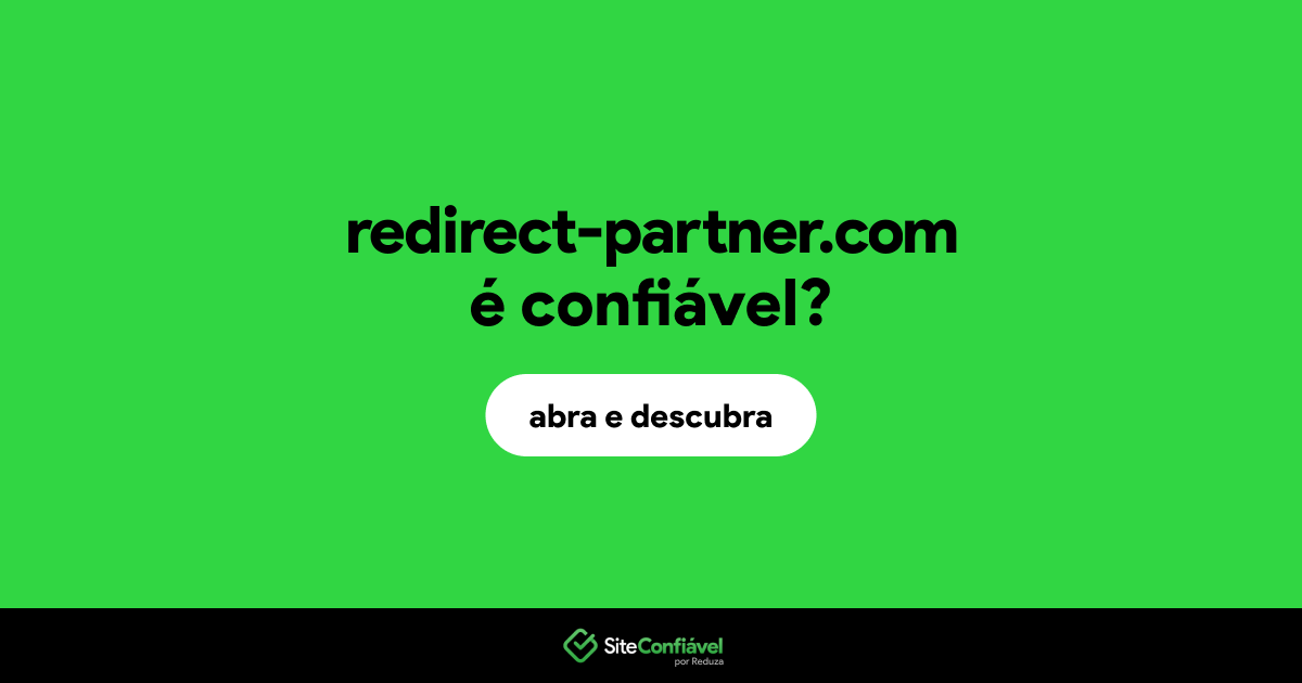 O site redirect-partner.com é confiável?