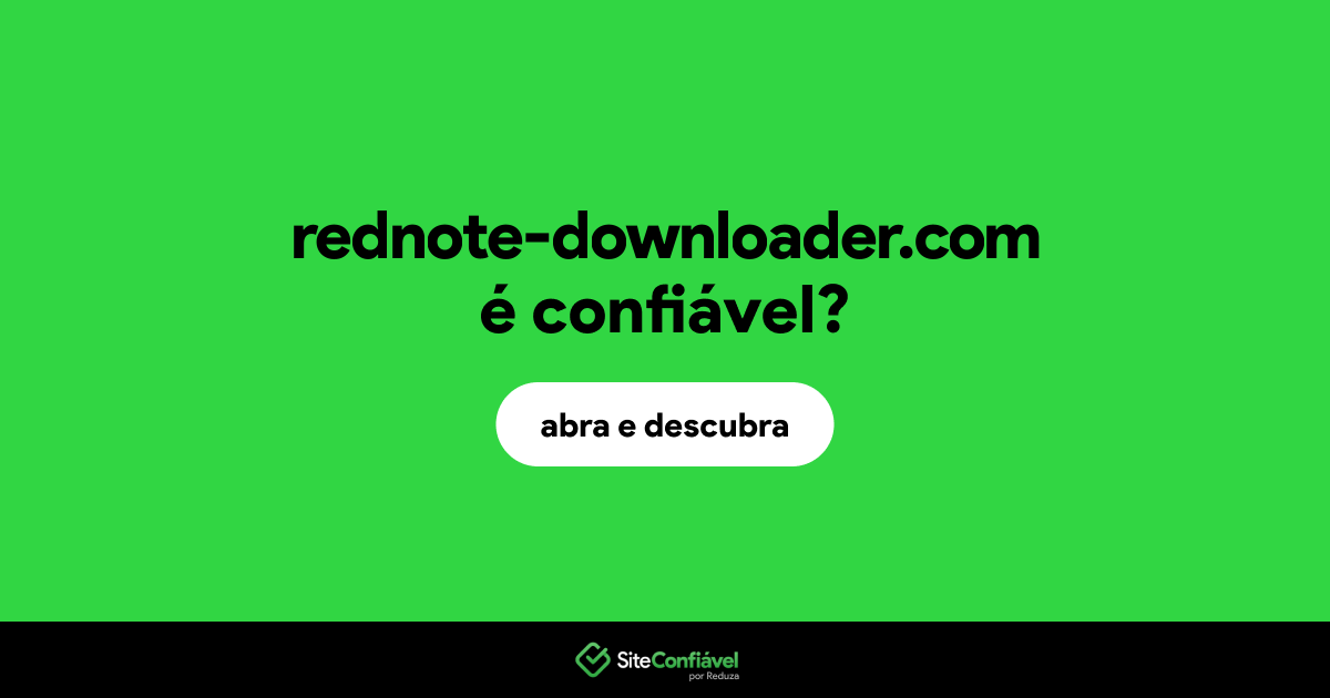 O site rednote-downloader.com é confiável?