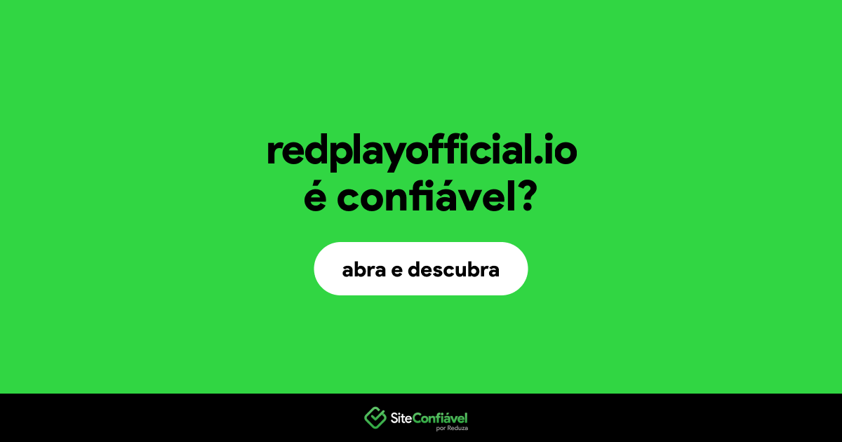 O site redplayofficial.io é confiável?