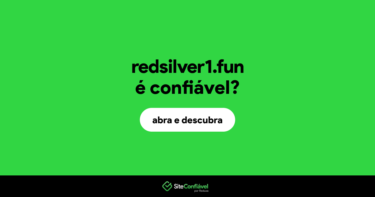O site redsilver1.fun é confiável?
