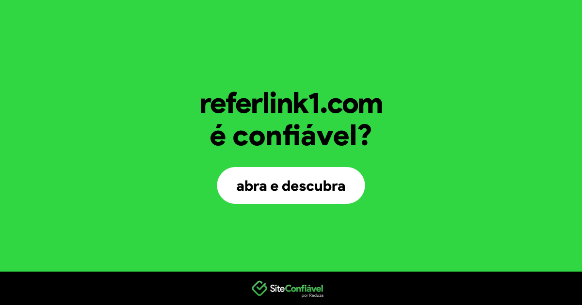 O site referlink1.com é confiável?