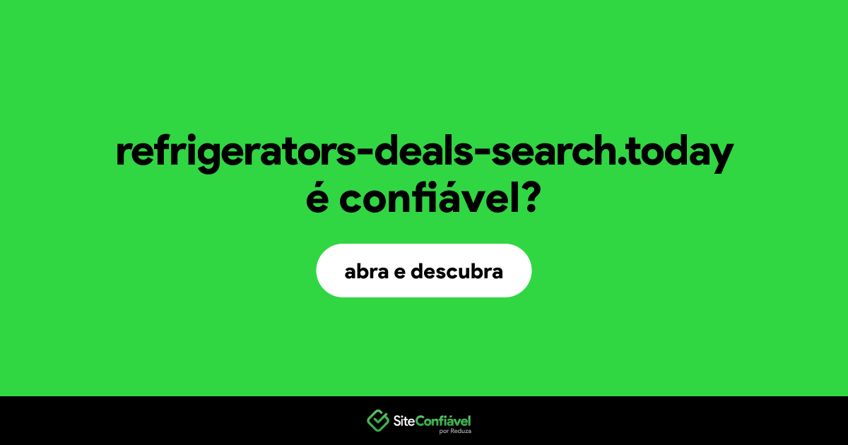 O site refrigerators-deals-search.today é confiável?