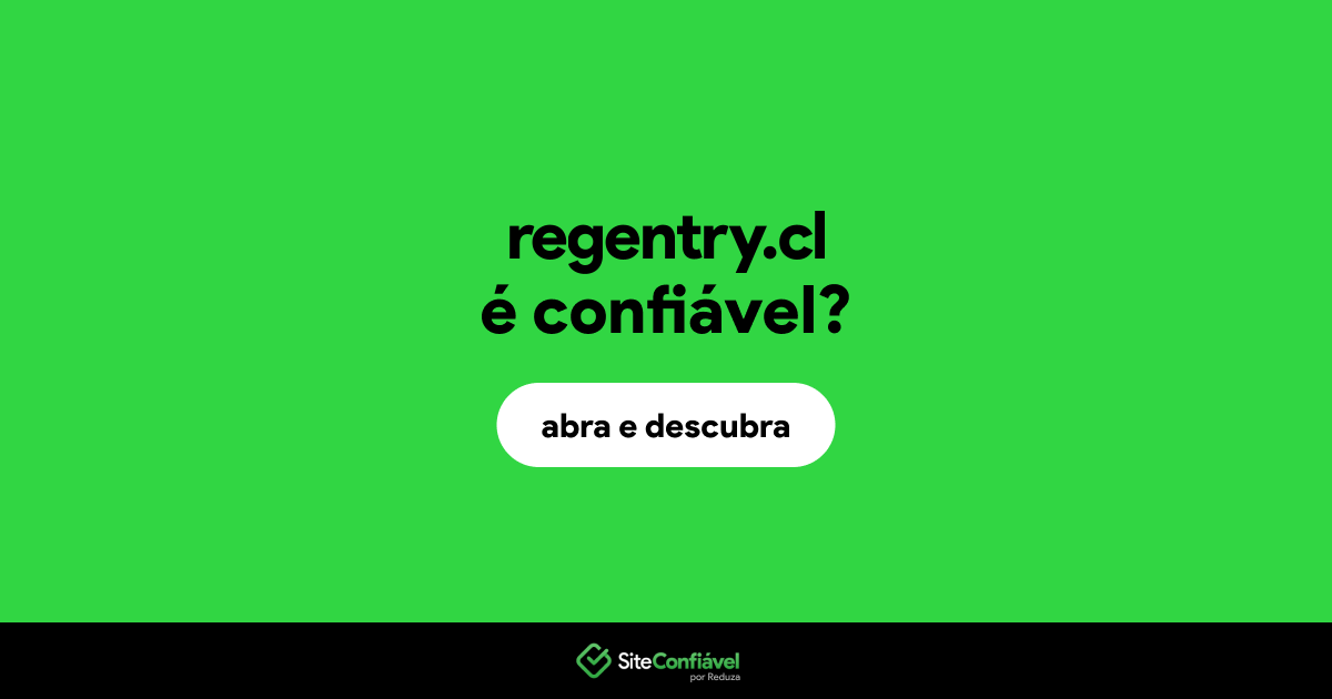 O site regentry.cl é confiável?