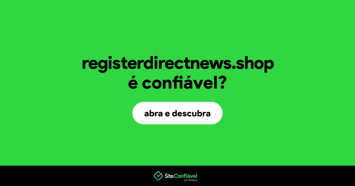O site registerdirectnews.shop é confiável?