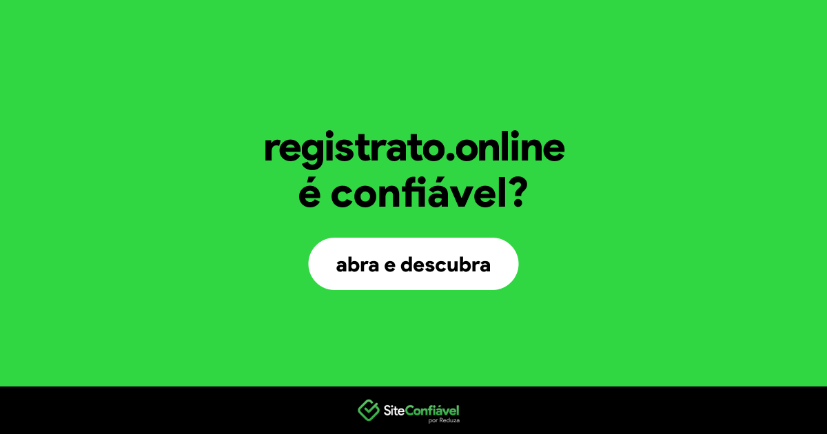 O site registrato.online é confiável?
