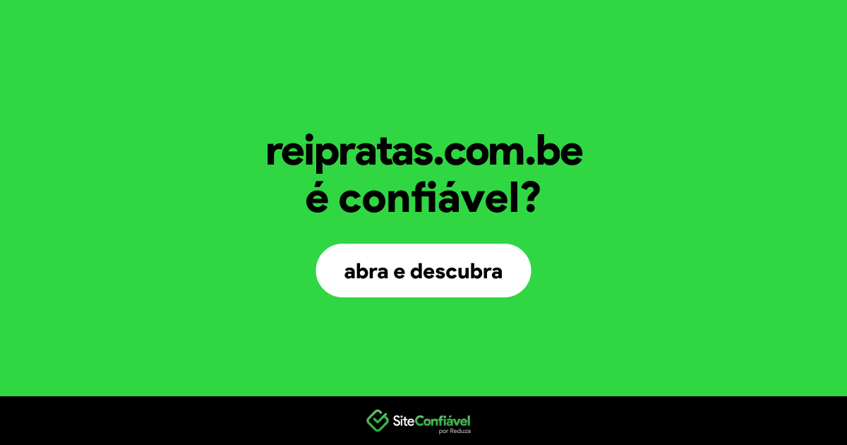 O site reipratas.com.be é confiável?