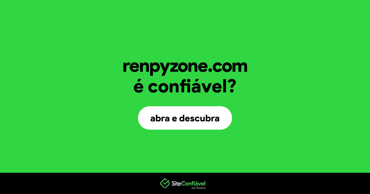 O site renpyzone.com é confiável?
