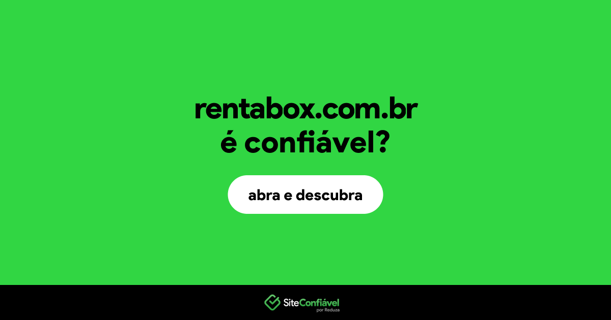 O site rentabox.com.br é confiável?