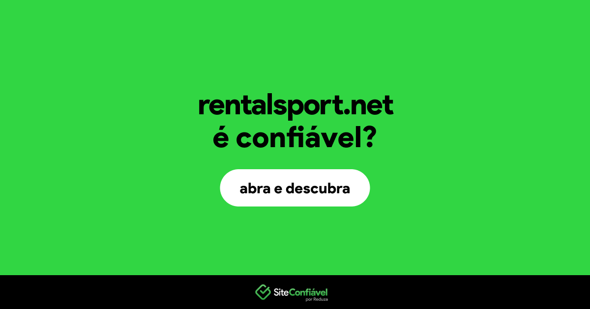 O site rentalsport.net é confiável?