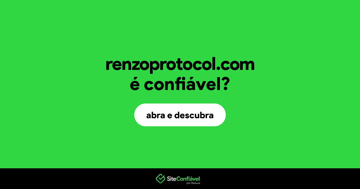 O site renzoprotocol.com é confiável?