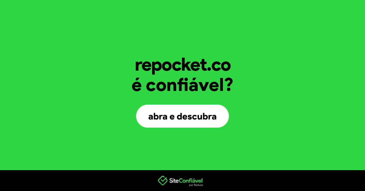 O site repocket.co é confiável?
