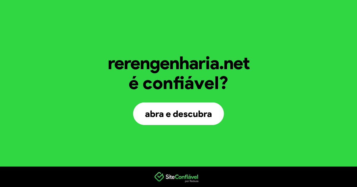 O site rerengenharia.net é confiável?
