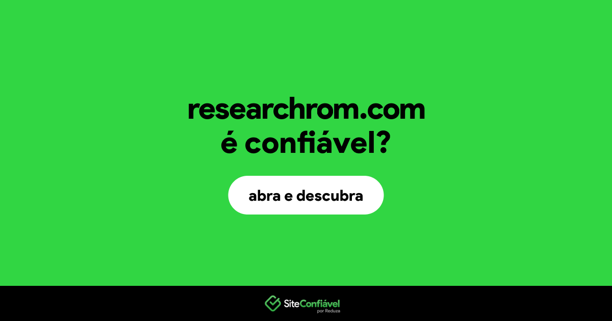 O site researchrom.com é confiável?