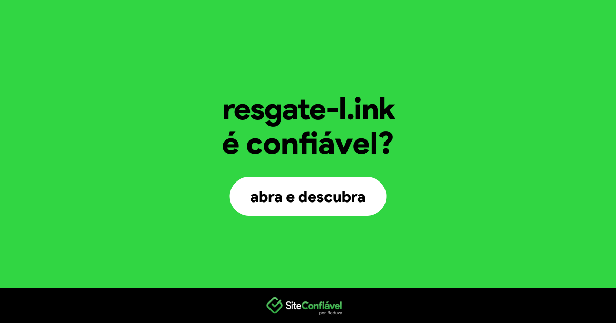 O site resgate-l.ink é confiável?