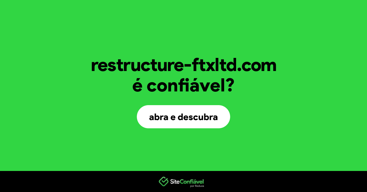 O site restructure-ftxltd.com é confiável?