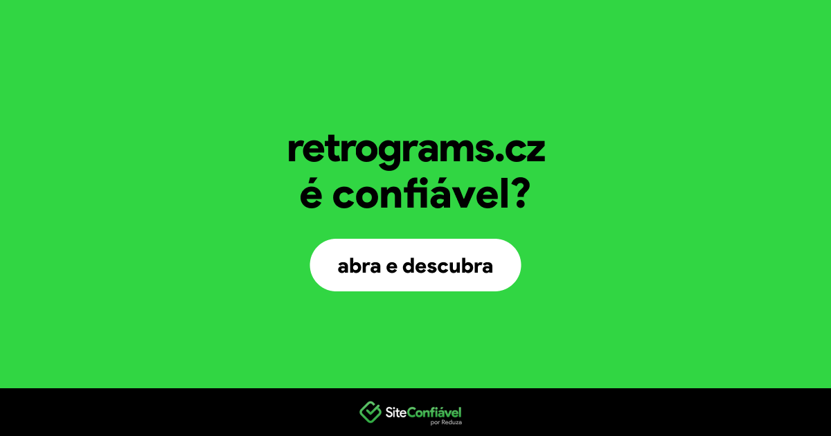 O site retrograms.cz é confiável?