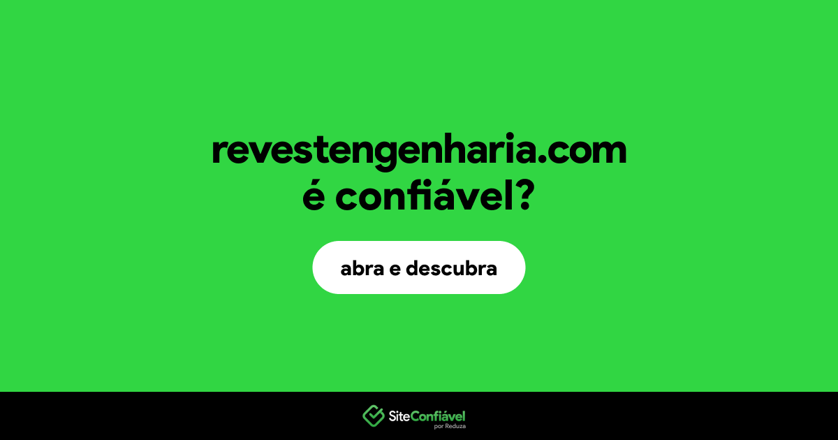 O site revestengenharia.com é confiável?