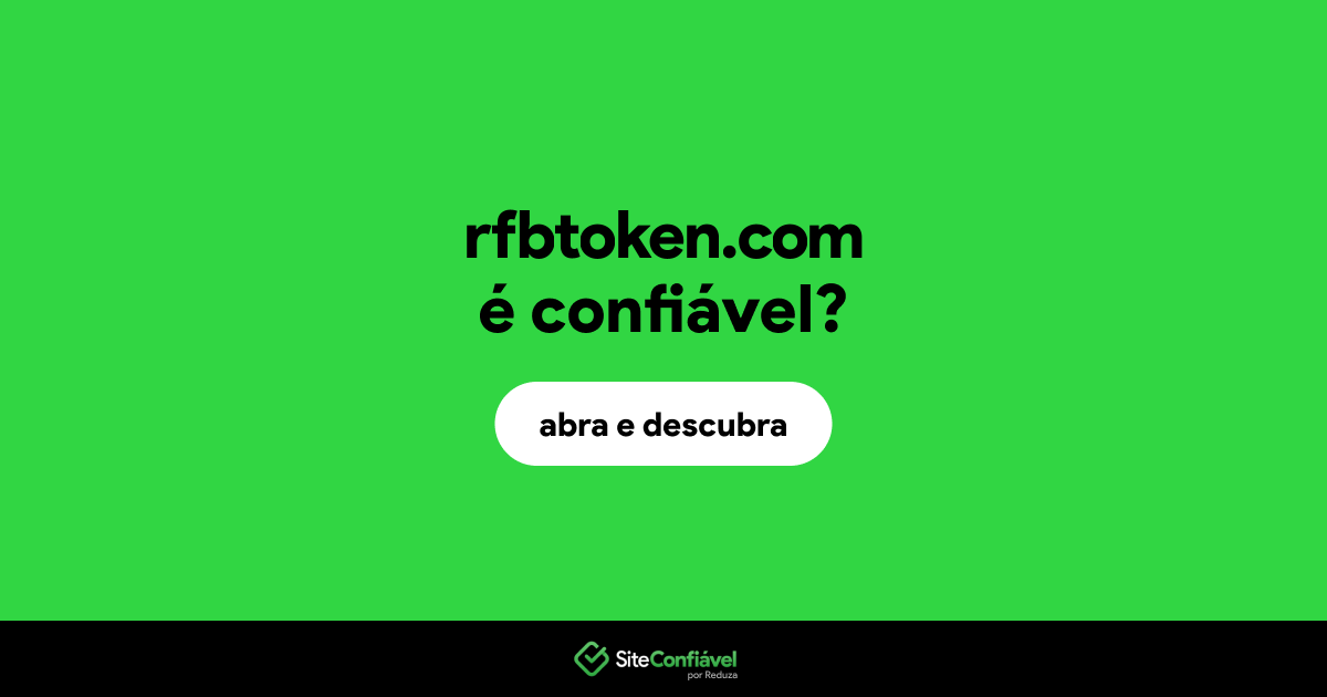 O site rfbtoken.com é confiável?