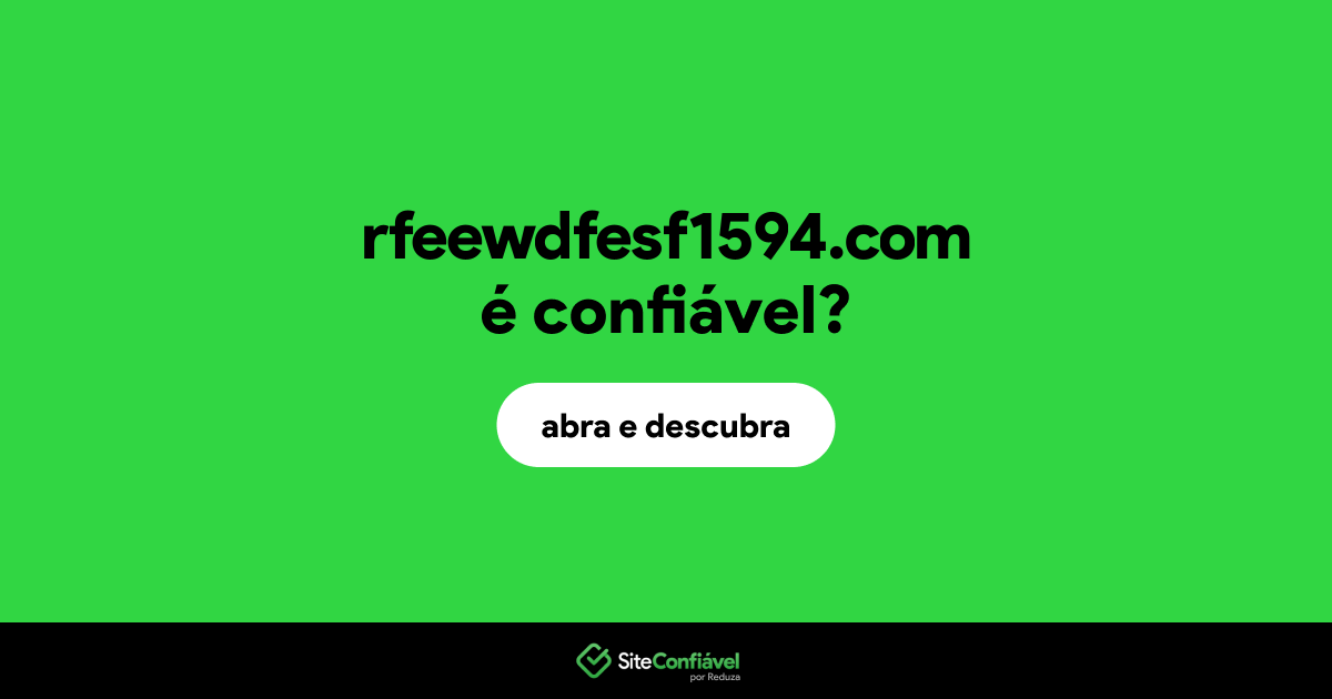 O site rfeewdfesf1594.com é confiável?