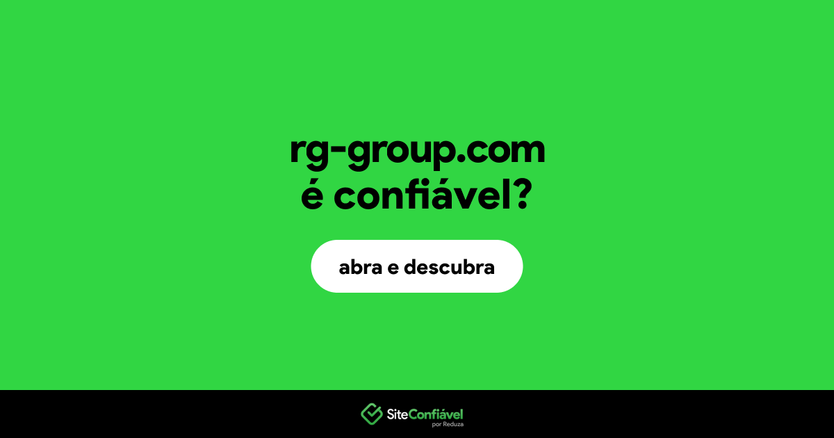 O site rg-group.com é confiável?