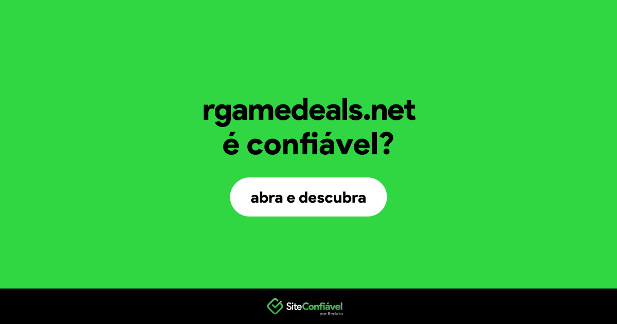 O site rgamedeals.net é confiável?