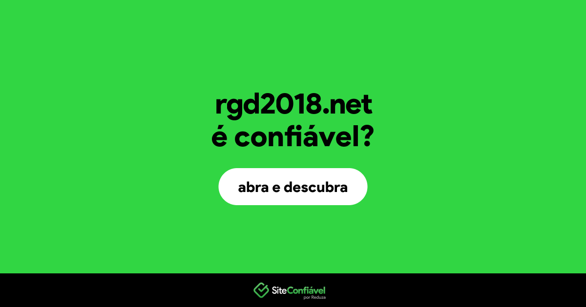 O site rgd2018.net é confiável?