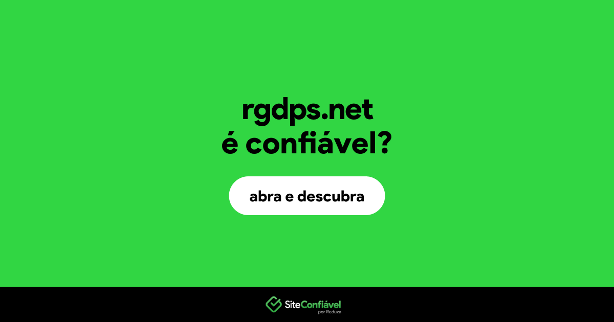O site rgdps.net é confiável?