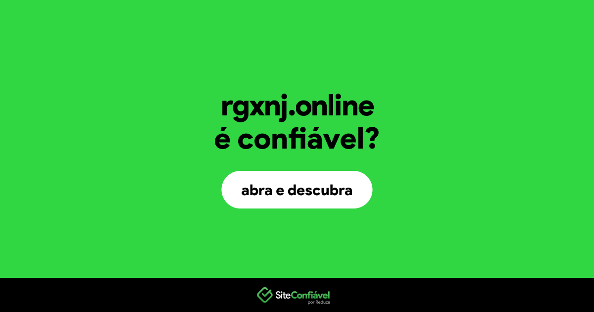 O site rgxnj.online é confiável?