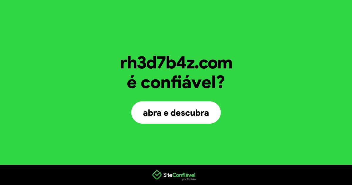 O site rh3d7b4z.com é confiável?
