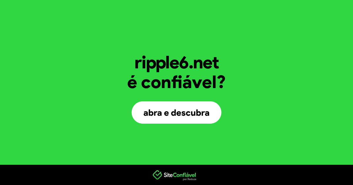 O site ripple6.net é confiável?