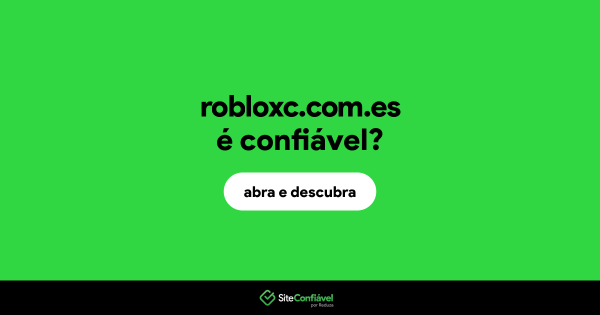 O site robloxc.com.es é confiável?