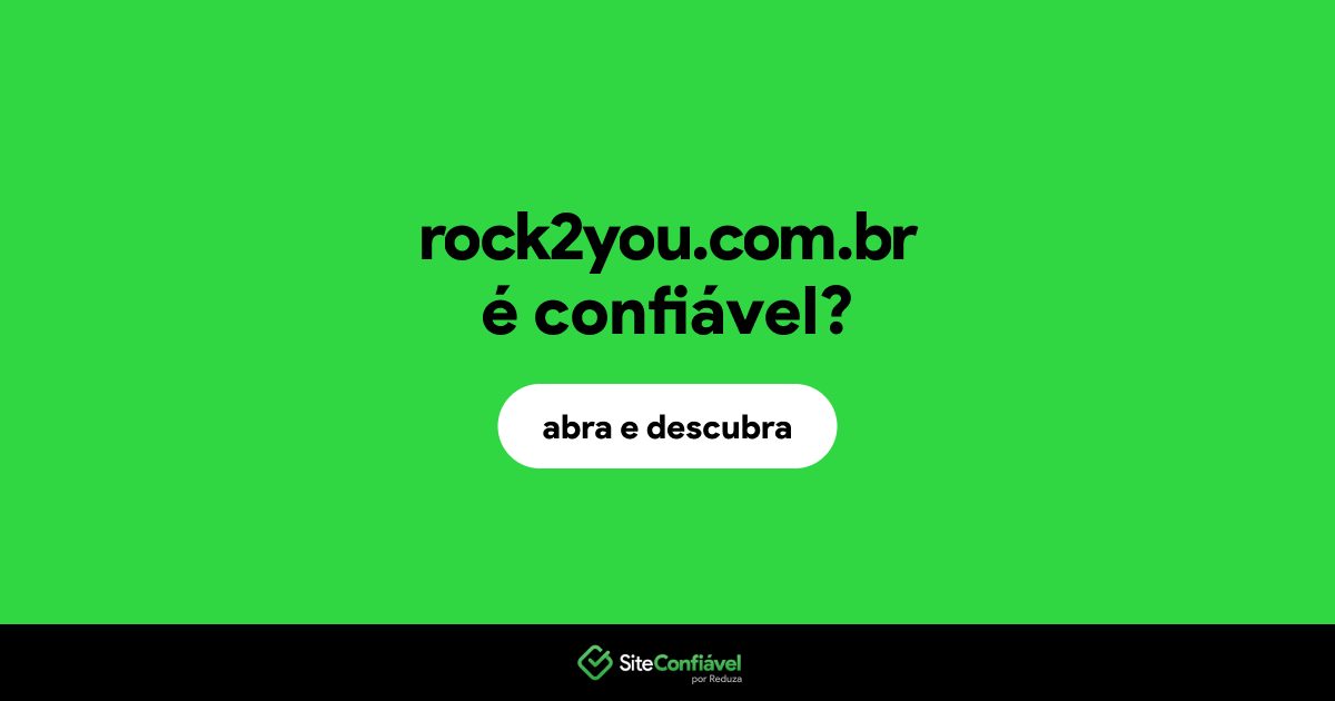 O site rock2you.com.br é confiável?