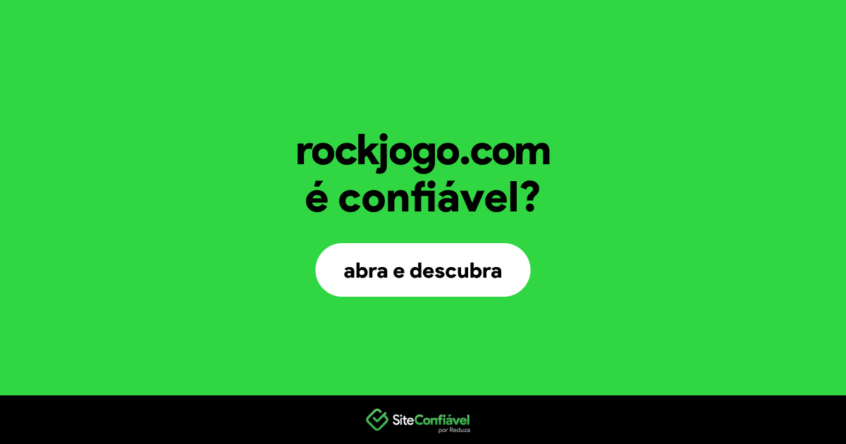 O site rockjogo.com é confiável?