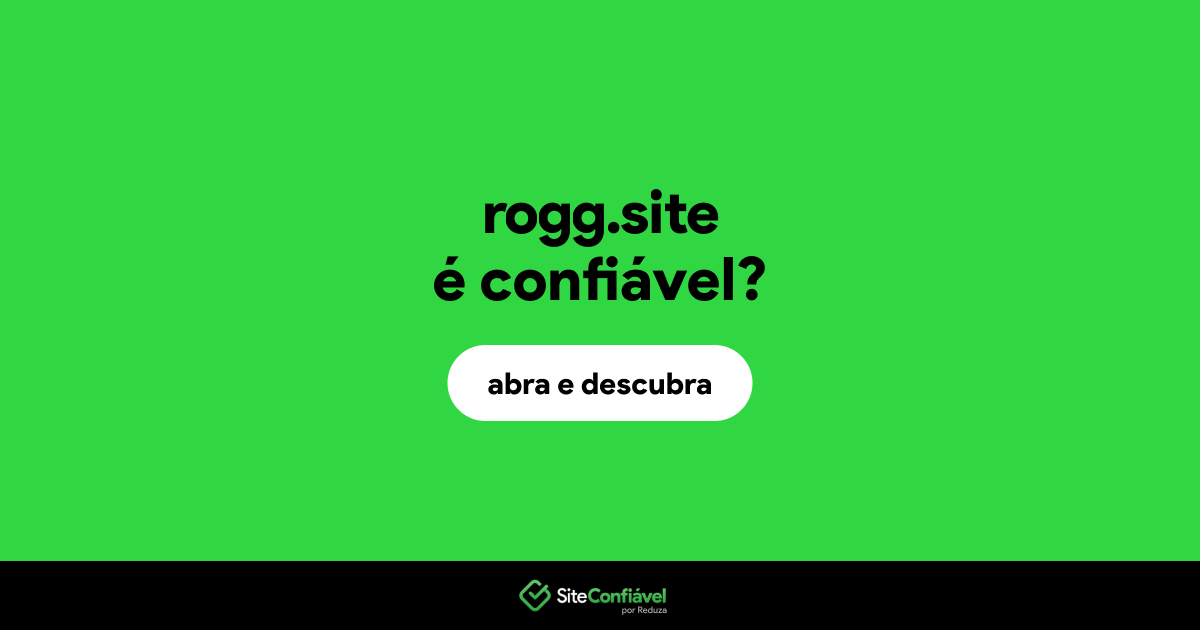 O site rogg.site é confiável?