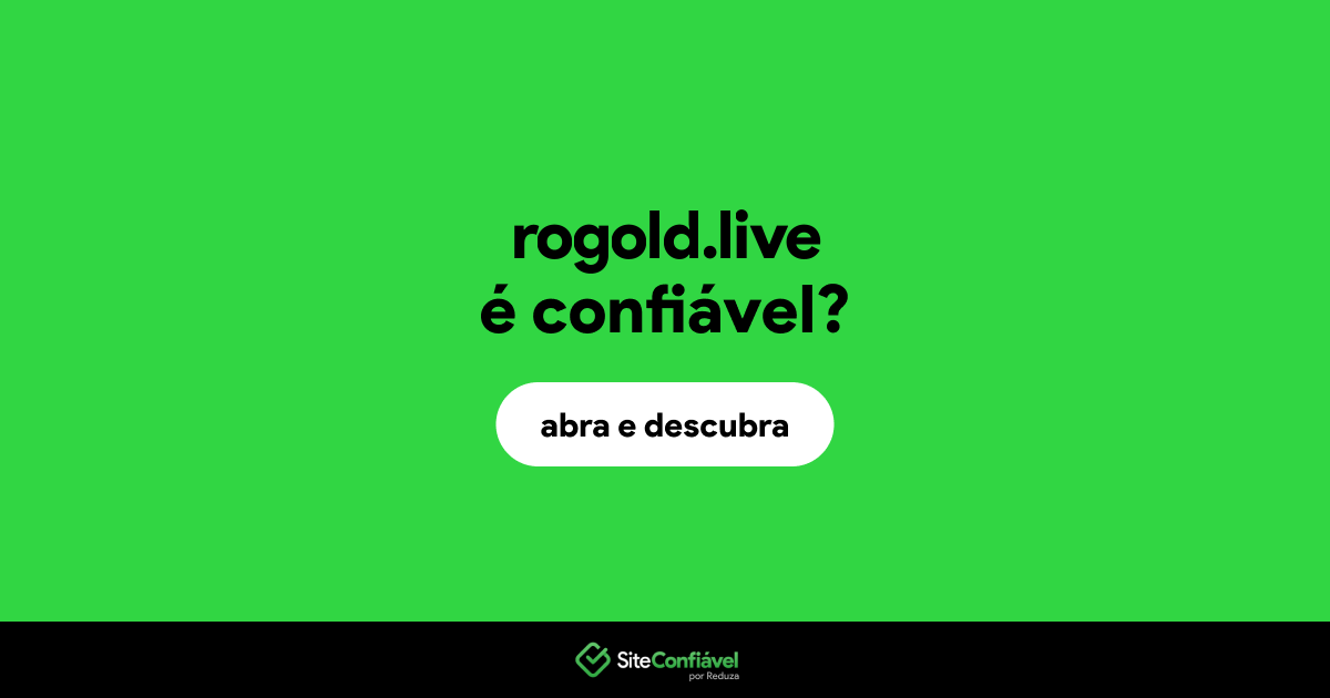 O site rogold.live é confiável?