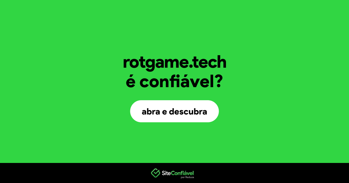 O site rotgame.tech é confiável?