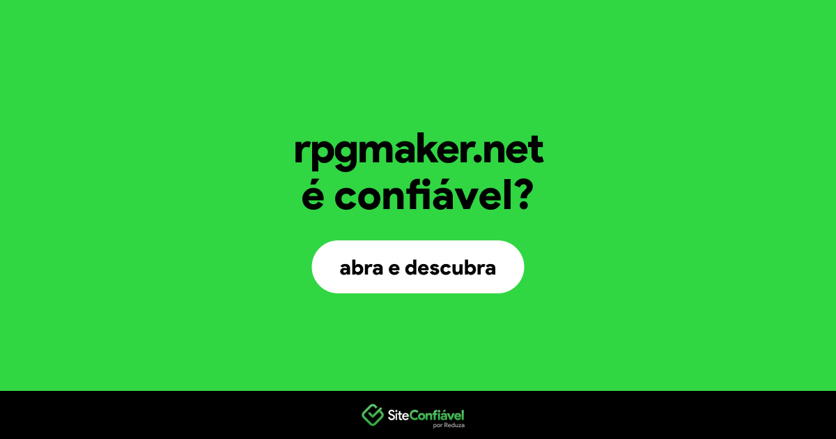 O site rpgmaker.net é confiável?