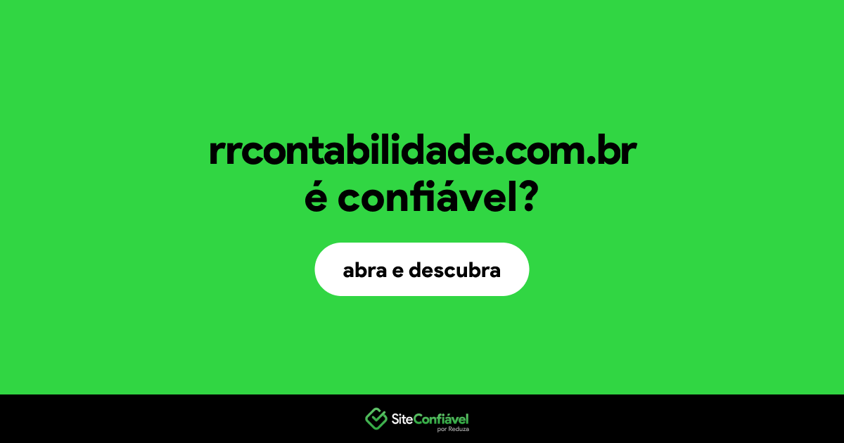 O site rrcontabilidade.com.br é confiável?