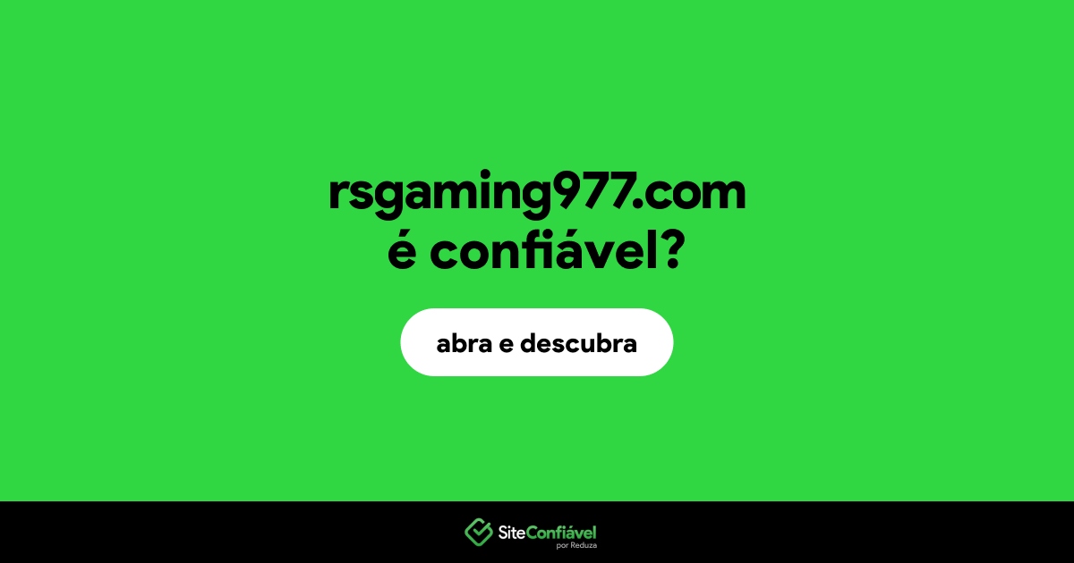 O site rsgaming977.com é confiável?