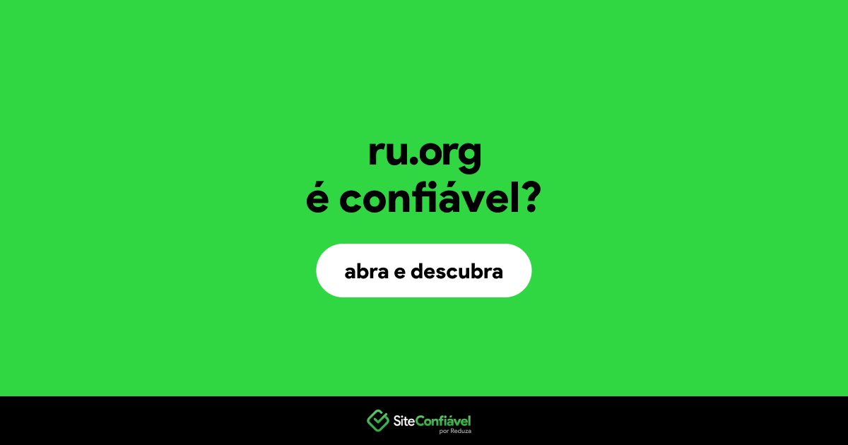 O site ru.org é confiável?