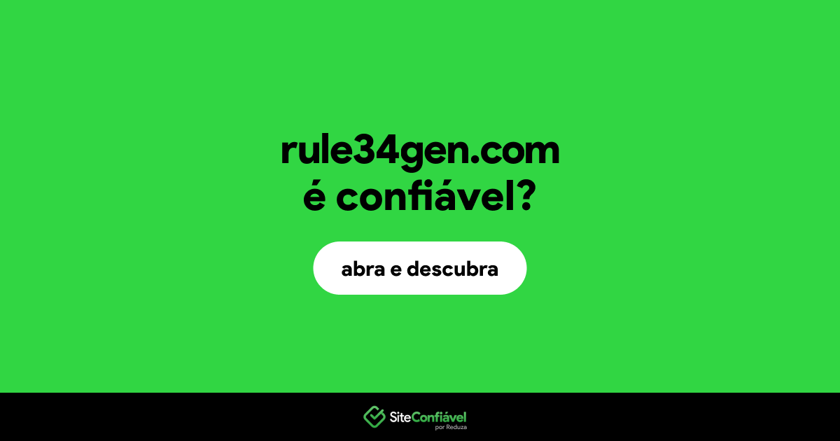 O site rule34gen.com é confiável?
