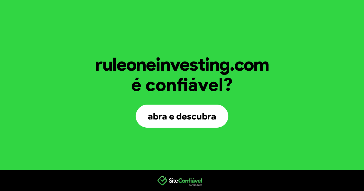O site ruleoneinvesting.com é confiável?