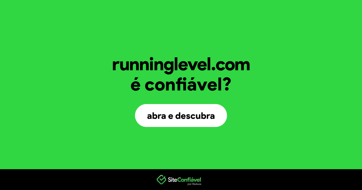 O site runninglevel.com é confiável?