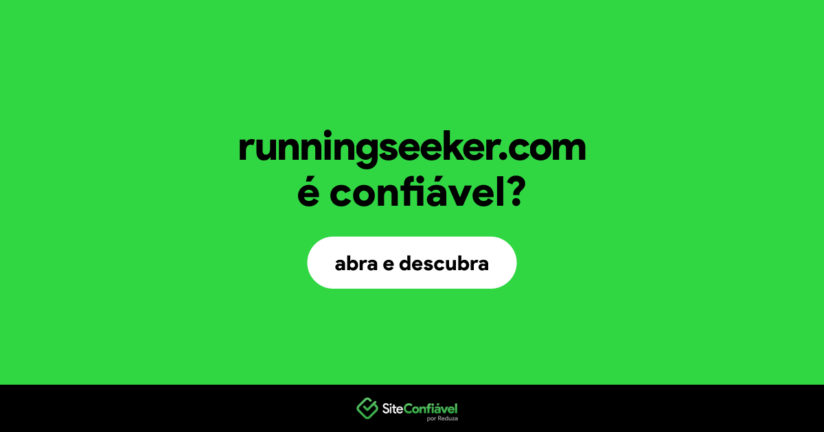 O site runningseeker.com é confiável?