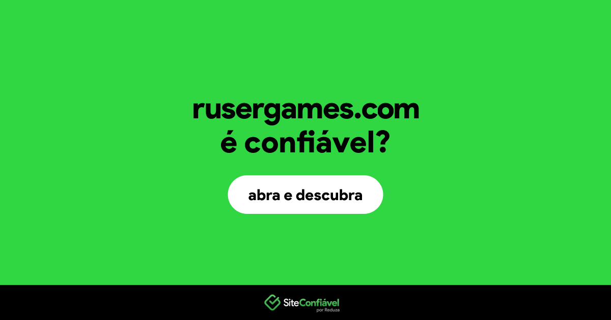 O site rusergames.com é confiável?