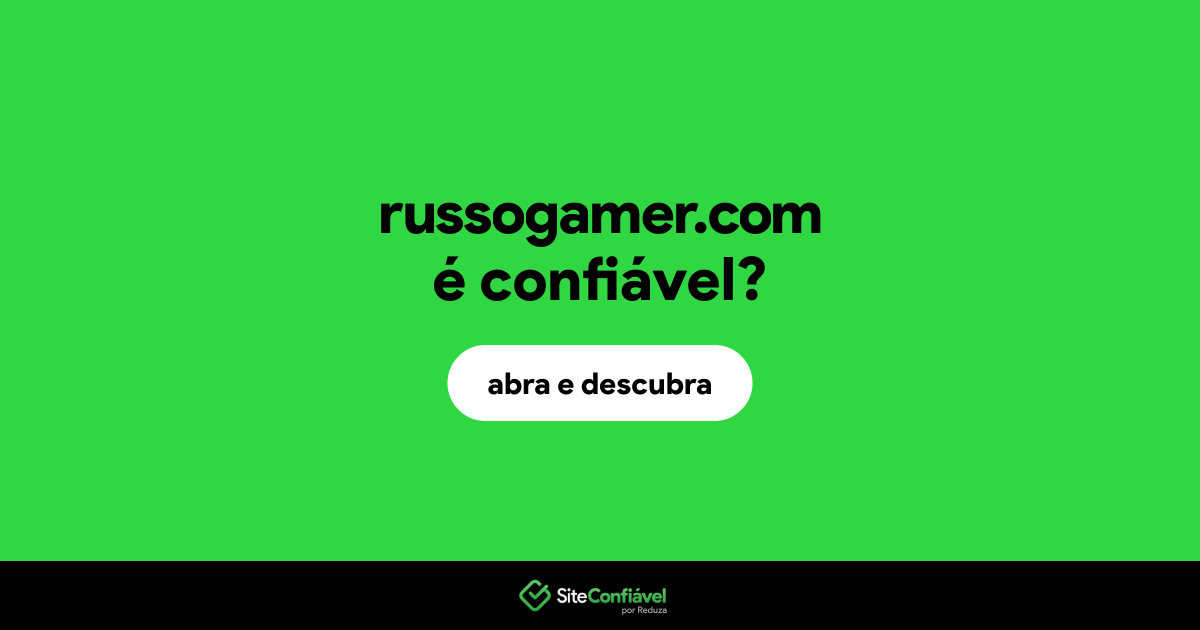 O site russogamer.com é confiável?